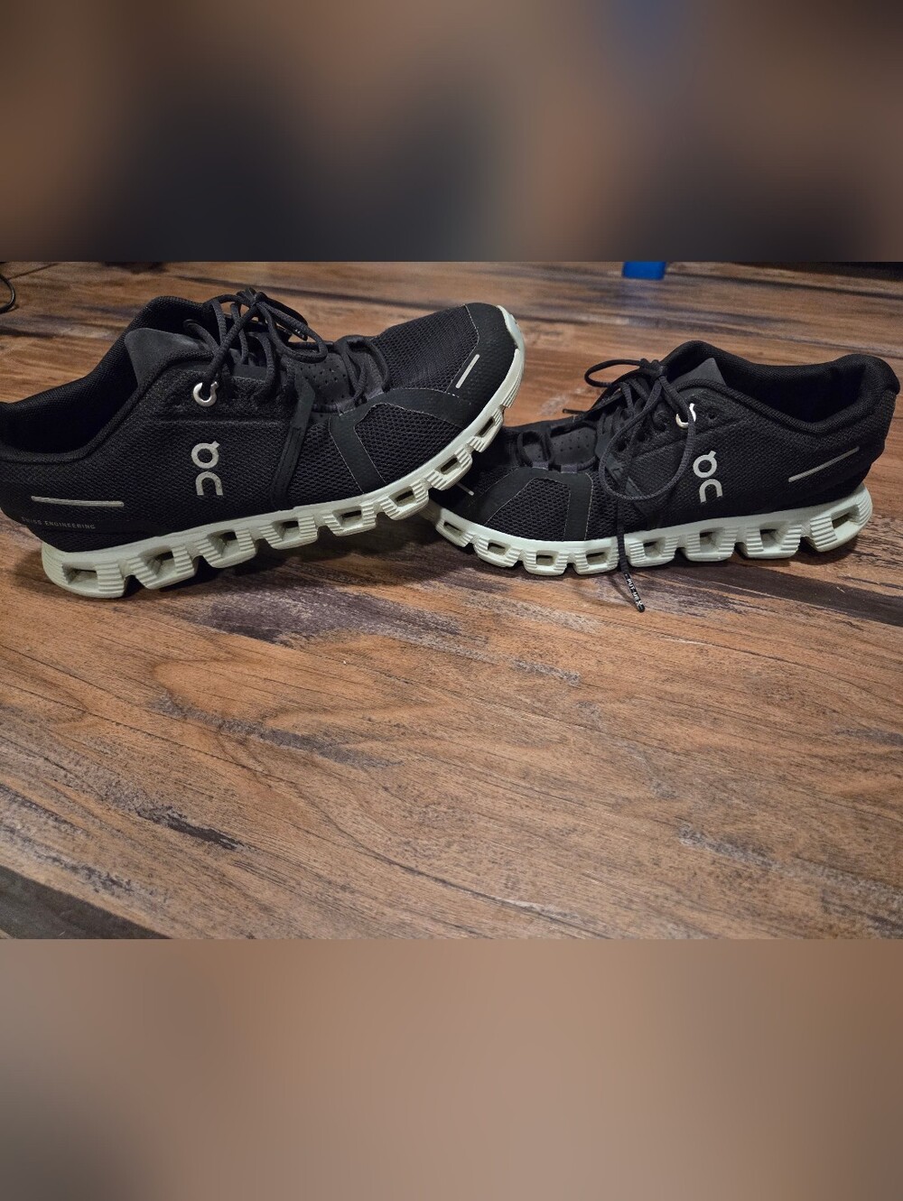 Womens OnCloud Black Running Shoes